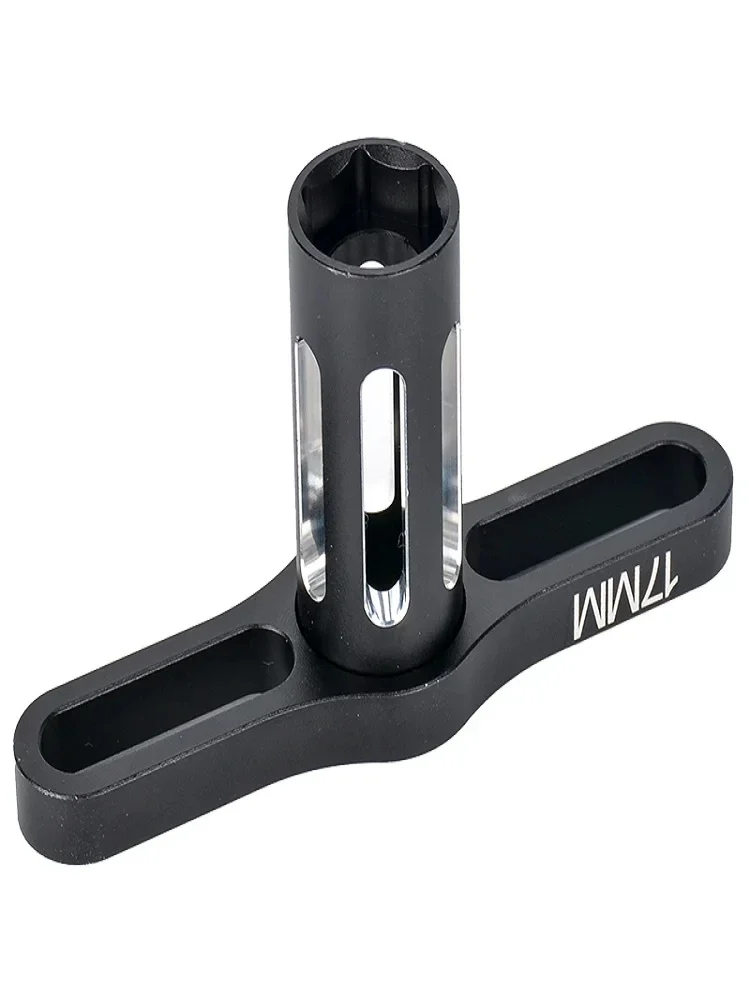 3pce-llave hexagonal de rueda de 17mm, 4/5/5.5/7mm, herramienta de llave de rueda de enchufe hexagonal de manga pequeña para neu