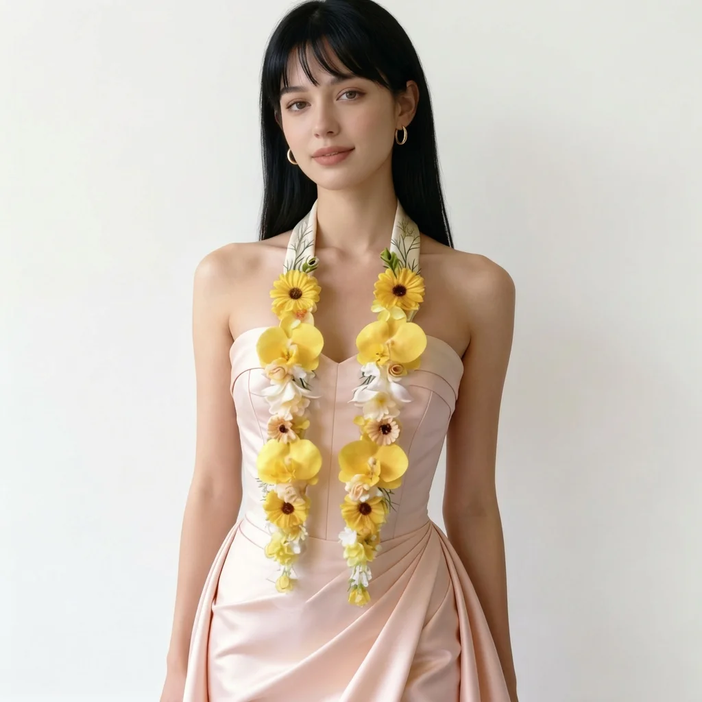 

Decorative Tassel Sash Handcrafted Satin Flower Sash Wedding Graduation Sash Artificial Artificial Flower Wrap For Wedding