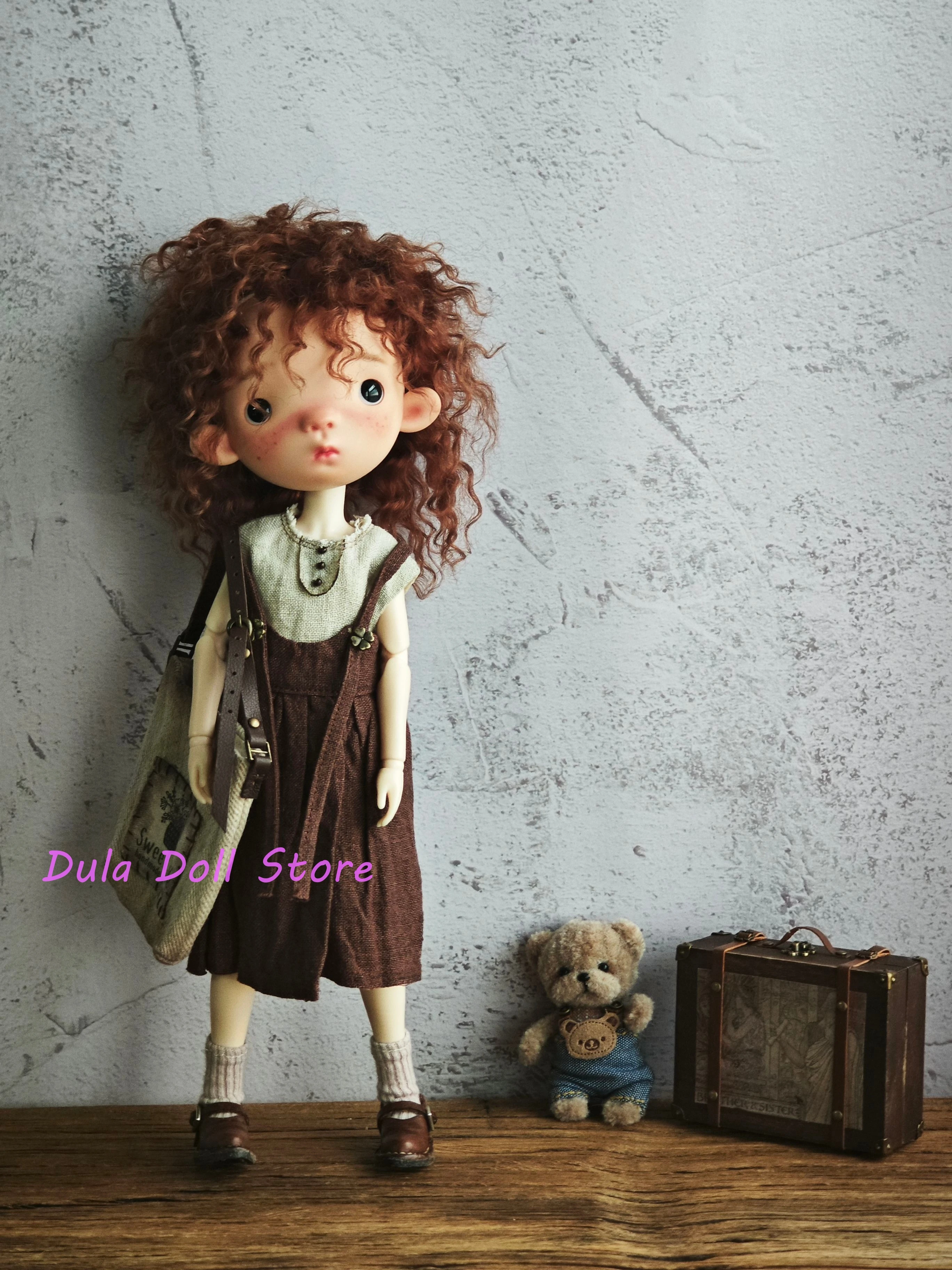 Ubranka dla lalek Dula, sukienka retro na ramiączkach, spódnica, spodnie, zestaw dla Blythe ob24 ob22 Azone Licca ICY JerryB 1/6 Bjd Doll