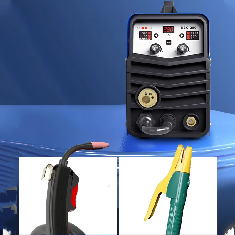 Small Laser Handheld Welding Machine Mini Gas Protection Small NBC-280 Carbon Dioxide Gas Protection 2.2m Integrated Welding Gun