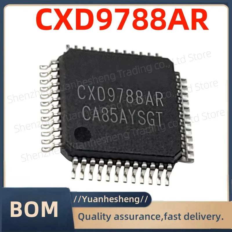 1-5pcs for Original and brand new  CXD9788AR CXD9788 QFP-48 per amplificatore di potenza digitale audio IC chip