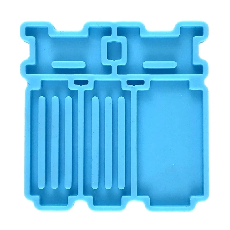 Boîte de rangement pour épissure géométrique 41QC, conteneur de résine, moule en Silicone pour bricolage, organisateur de résine époxy, décoration de maison