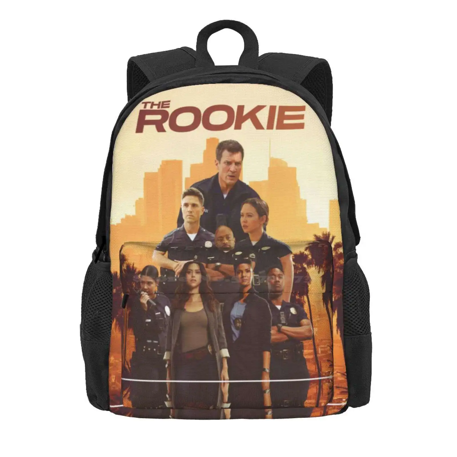 The Rookie - L.A Sunset Hot Sale Schoolbag Backpack Fashion Bags The Rookie John Nolan Tim Bradford Lucy Chen Angela Lopez