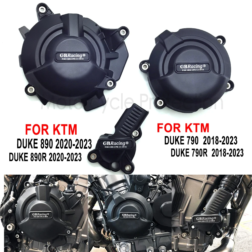 For KTM 790 DUKE (R) 2018-2025 890 DUKE (R) 2020-2024 Motorcycle Crash Fall Protection Engine Protection Cover view 3