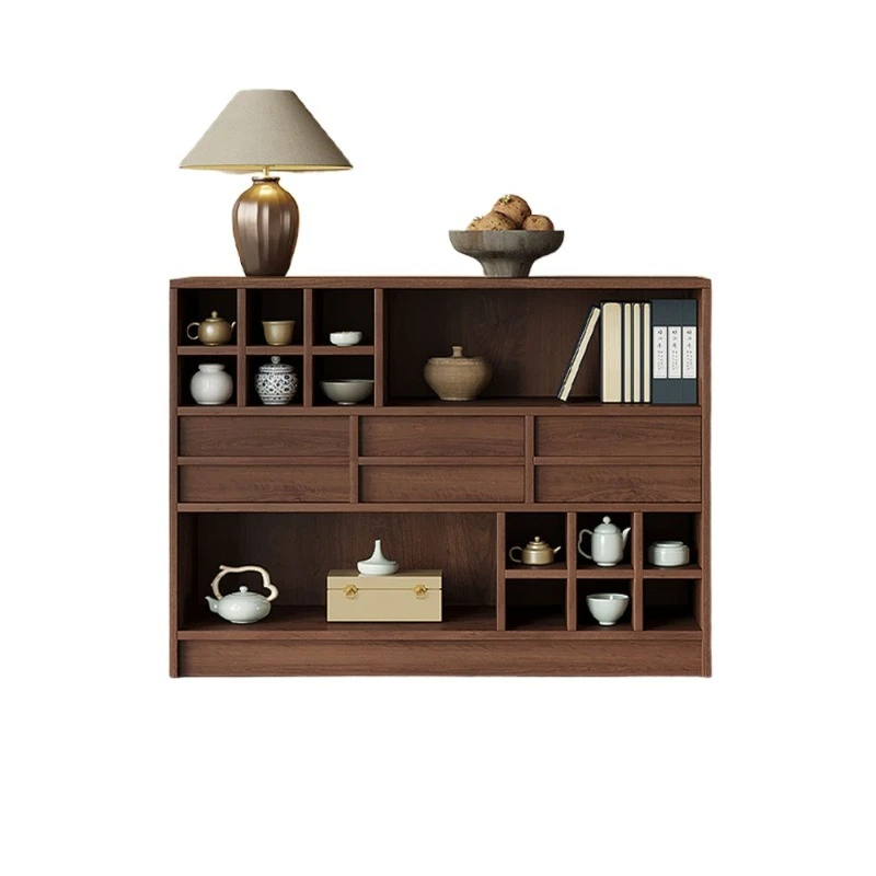 

Small tea cabinet rack, simple modern locker, low cabinet