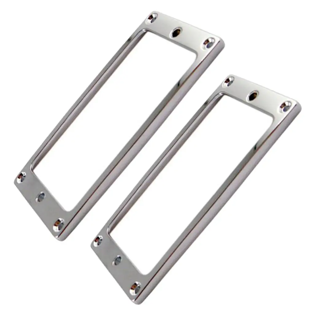 Stylish Pickup Ring Metal Flat Base Inside Frame for Electric Guitar 89.5x45.5mm Guitar Accessories