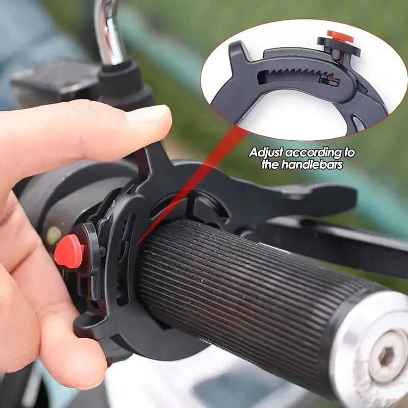 مشبك دواسة الوقود للتحكم في سرعة الدراجة النارية ، قبضة مقود ABS مانعة للإنزلاق ، سلامة وراحة محسنة للركوب ، قبضة سهلة ، 1: 1000
