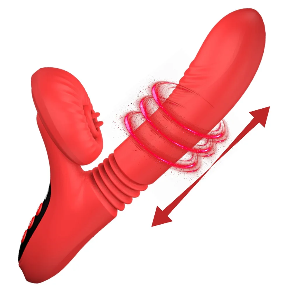 

Tongue Licking Vibrating Heating Female Masturbator Clitoris G-spot Massager Stimulate Orgasm Vibration Stick Sex Toys for Women