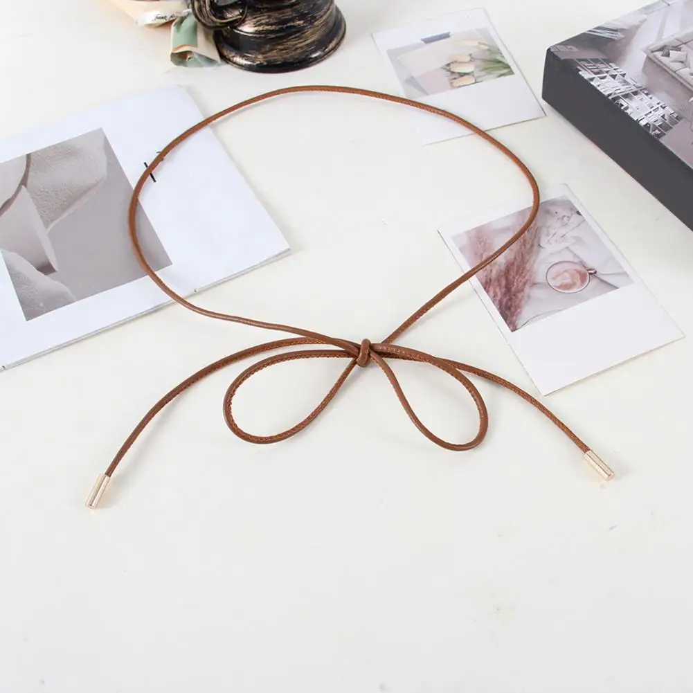 Women Belt Women Imitation Leather Belt Imitation Leather Lace-up Waistband Belt Decorative Dress Shirt Accessory for Women