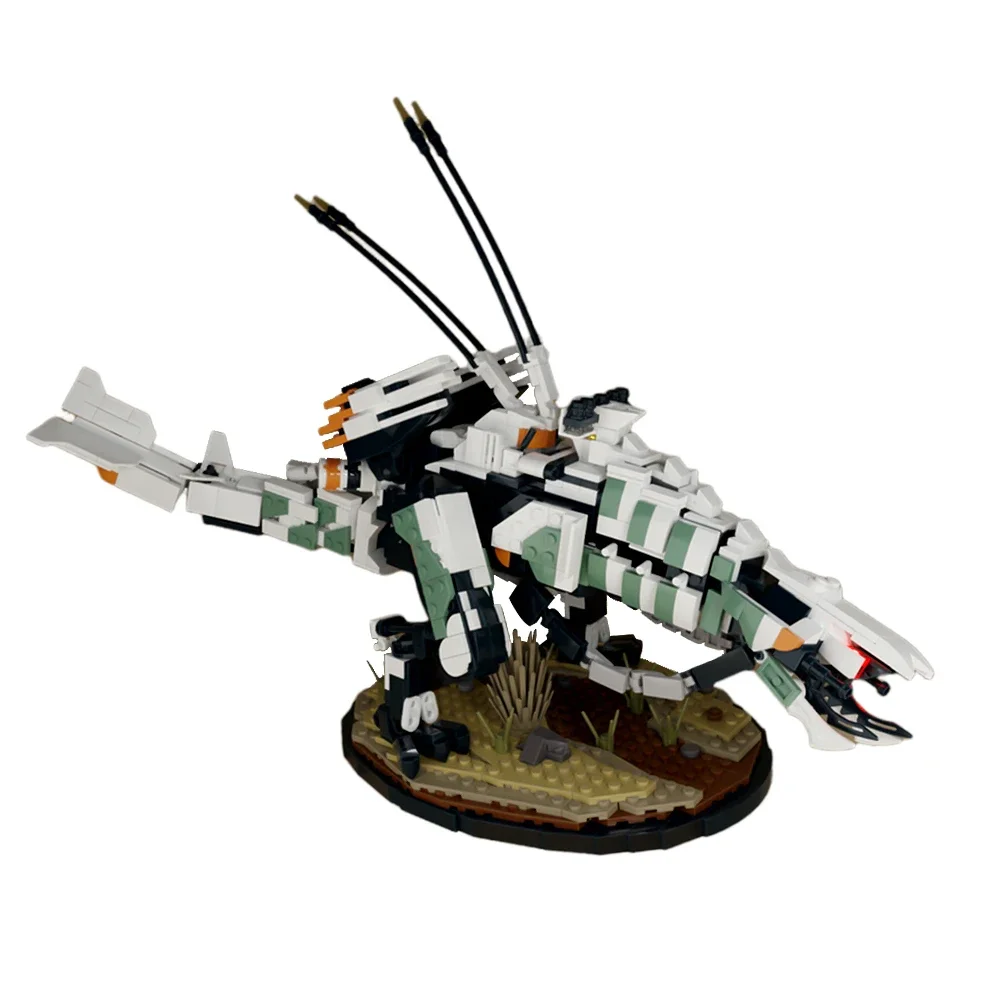 

Gobricks MOC Dawn Thunderjaw Bricks Model Game Figure Thunderjaw Monster Beast Tooth Building Blocks Set Toy Gift