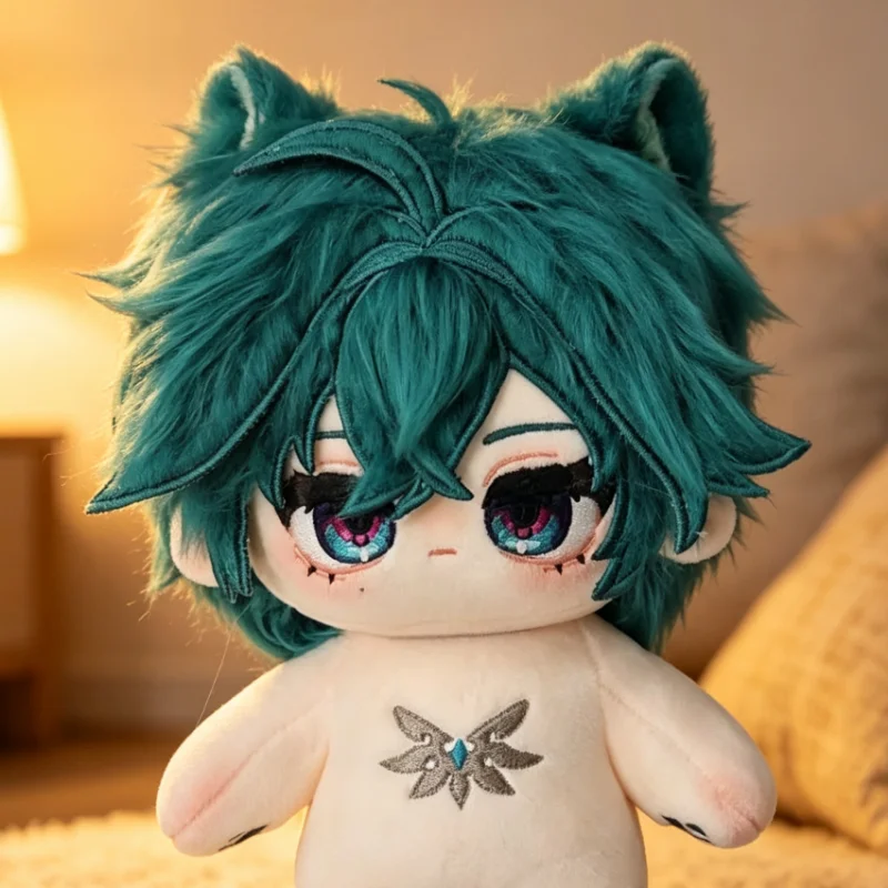 Stuffed 20cm Game Genshin Impact Lohen Plush Dress-up Cotton Doll Toys for Kids Plushies Cosplay Decor Birthday Gift for Friend - view 6