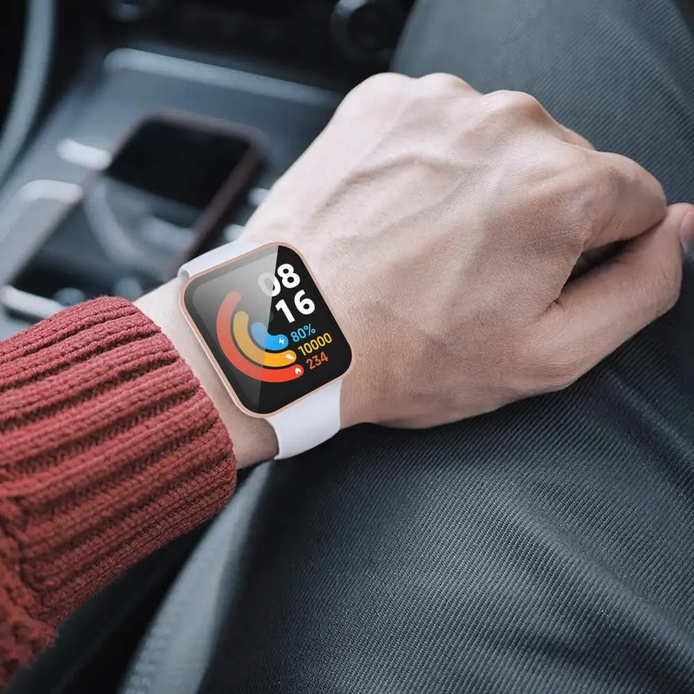 High-quality  Watch Case Smooth Smart Watch Shell with Screen Film Wear-resistant Durable Watch Protective Case