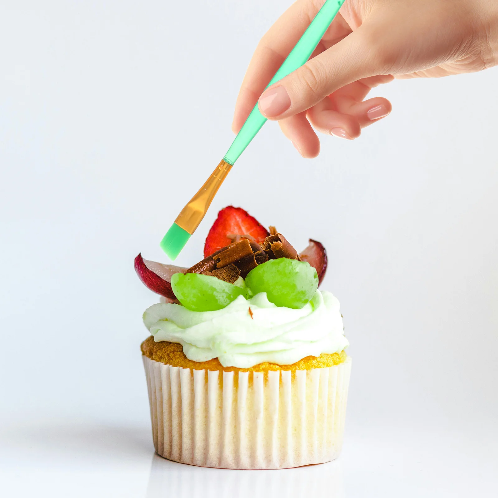 

8pcs Decorating Brushes Set Food Grade Multi-Function Cake Dessert Biscuit Tool Plastic Brush For Diy Baking Kitchen Bar Tools