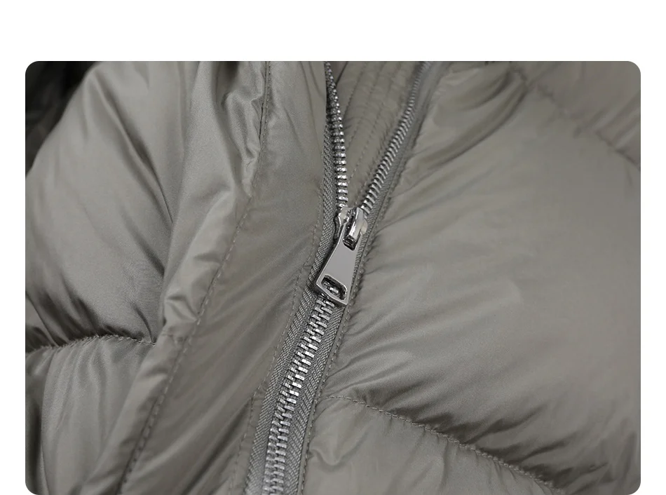 2026 MAOMAOKONG White Duck Down Jacket Winter Women