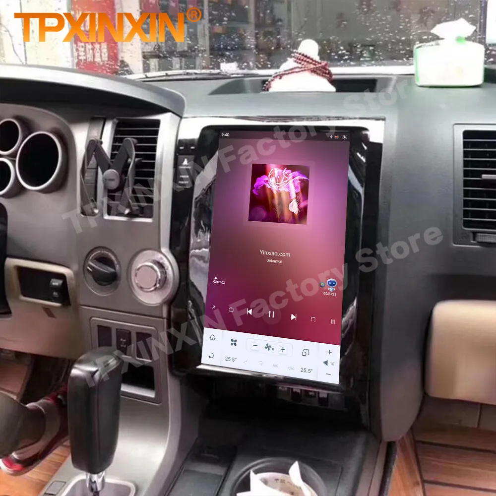 Radio para Auto con Pantalla HD, Qualcomm Android 13, GPS, Navegación, Reproductor Multimedia, para Toyota Tundra Sequoia 2007~2011
