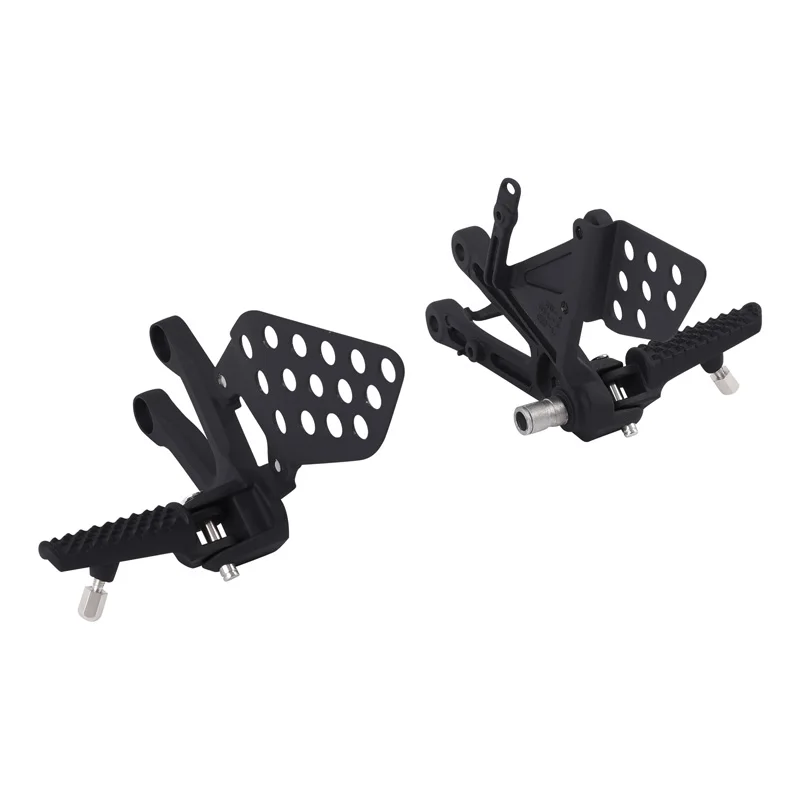 Motorcycle Sand Black Front Footpegs Footrest Bracket For Honda CBR1000RR CBR 1000RR 2007 2006 2005 2004