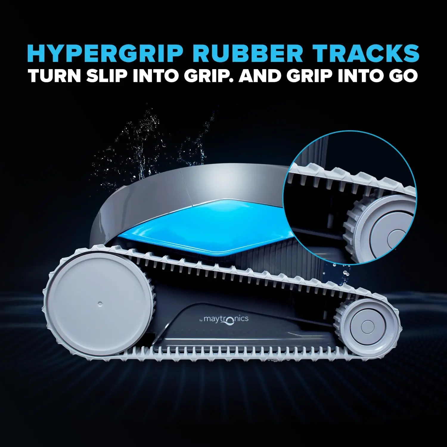 Automatic Robotic Pool Cleaner (2024 Model) — Programmable Weekly Timer, Wall Climbing, Massive Top-Load Filter Bin, HyperBrush