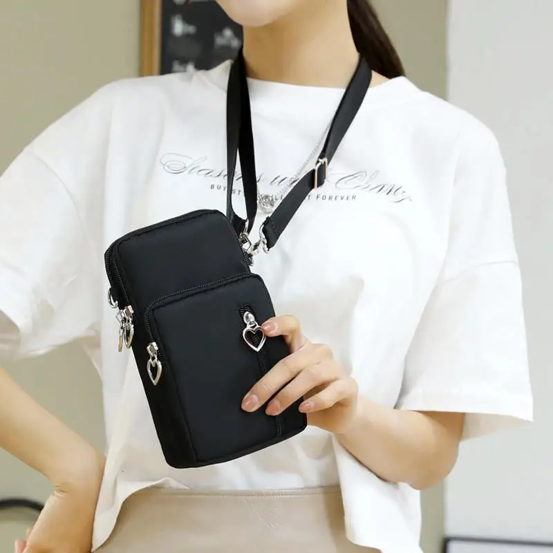  Portable Women's Handbag 2026 New Korean Style Summer Crossbody Mobile Phone Case Coin Purse Lightweight Bucket Shape