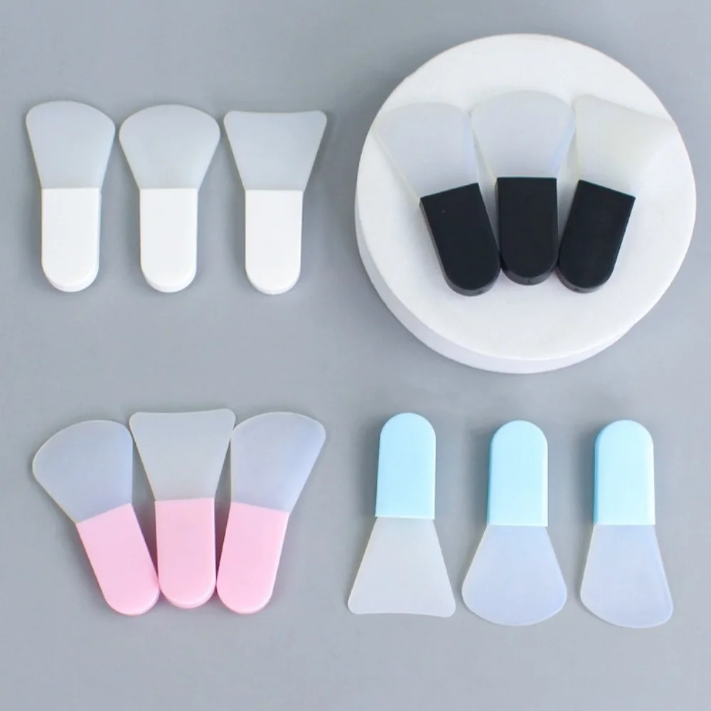 1Pcs Silicone Facial Mask Brush Face&Eye Cream Mud Mask Applicator Scraper Face Cleanse Brushes Travel Portable Skin Care Tools