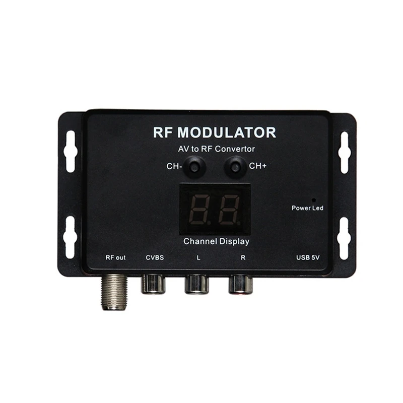 

Hot Sale-RM06 RF Modulator AV To RF Converter Digital Display