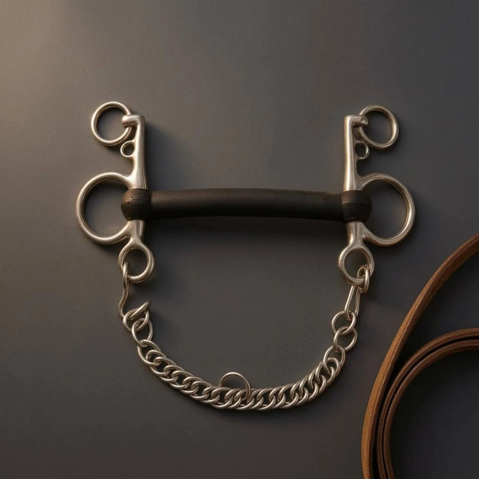 

Stainless Steel Pelham Bit Loop Fittings Pelham Horse Bit Equestrian Gear Shiny Metal Rustproof