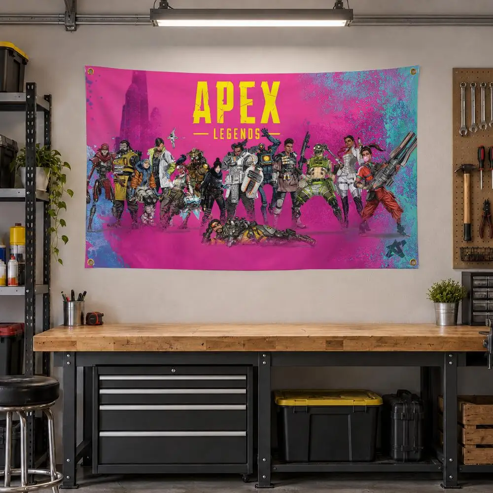 Game Apex Legends Battle Royale Flags Personalized Banner Flag Room Dorm Camping Picnic Garage Bar Outdoor Wall Decor