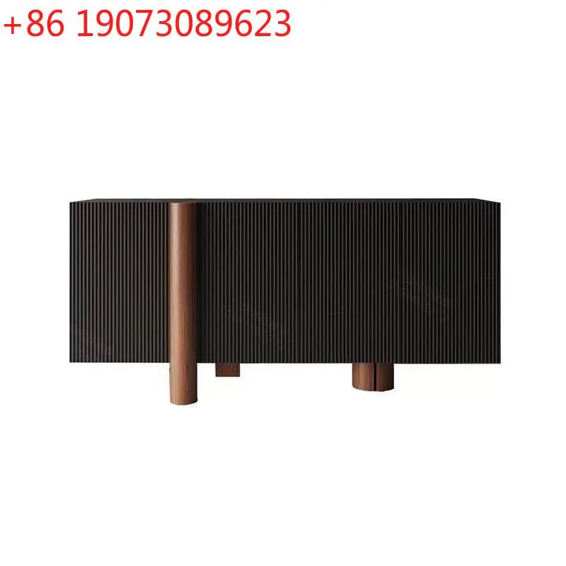

Nordic simple solid wood modern dining side living room home storage cabinet light luxury high-end storage entrance cabinet