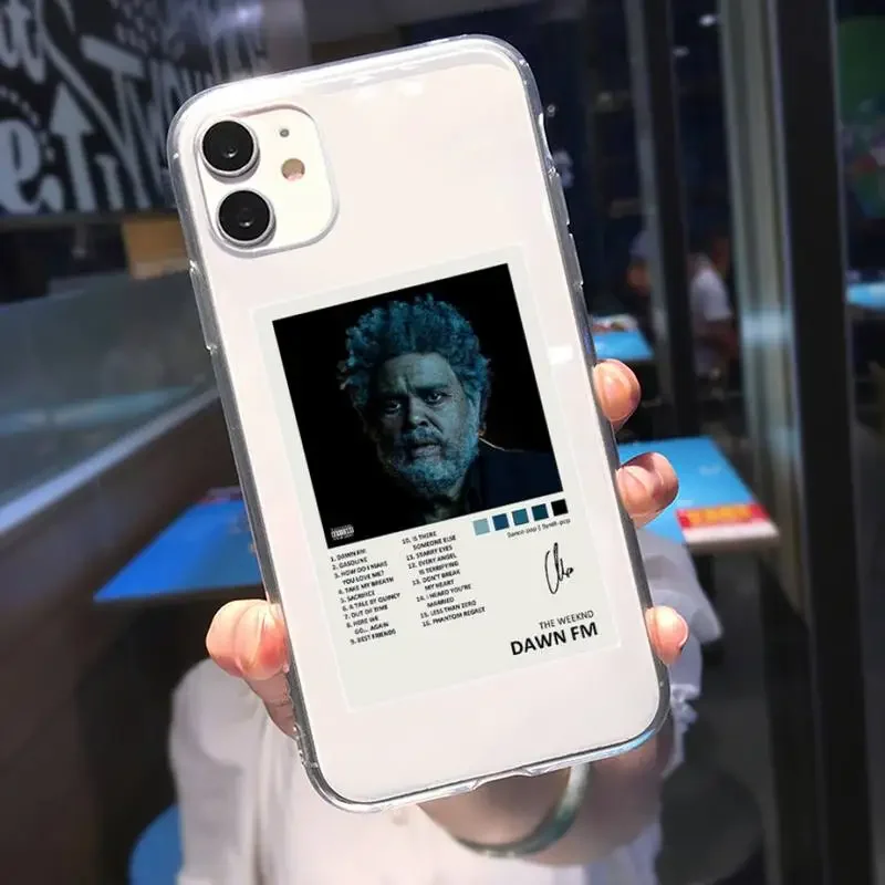 The Weeknd Singer Phone Case For Xiaomi 11 12 Redmi 8 9 Note 10 Pro K40 Poco3 Transparent Shell