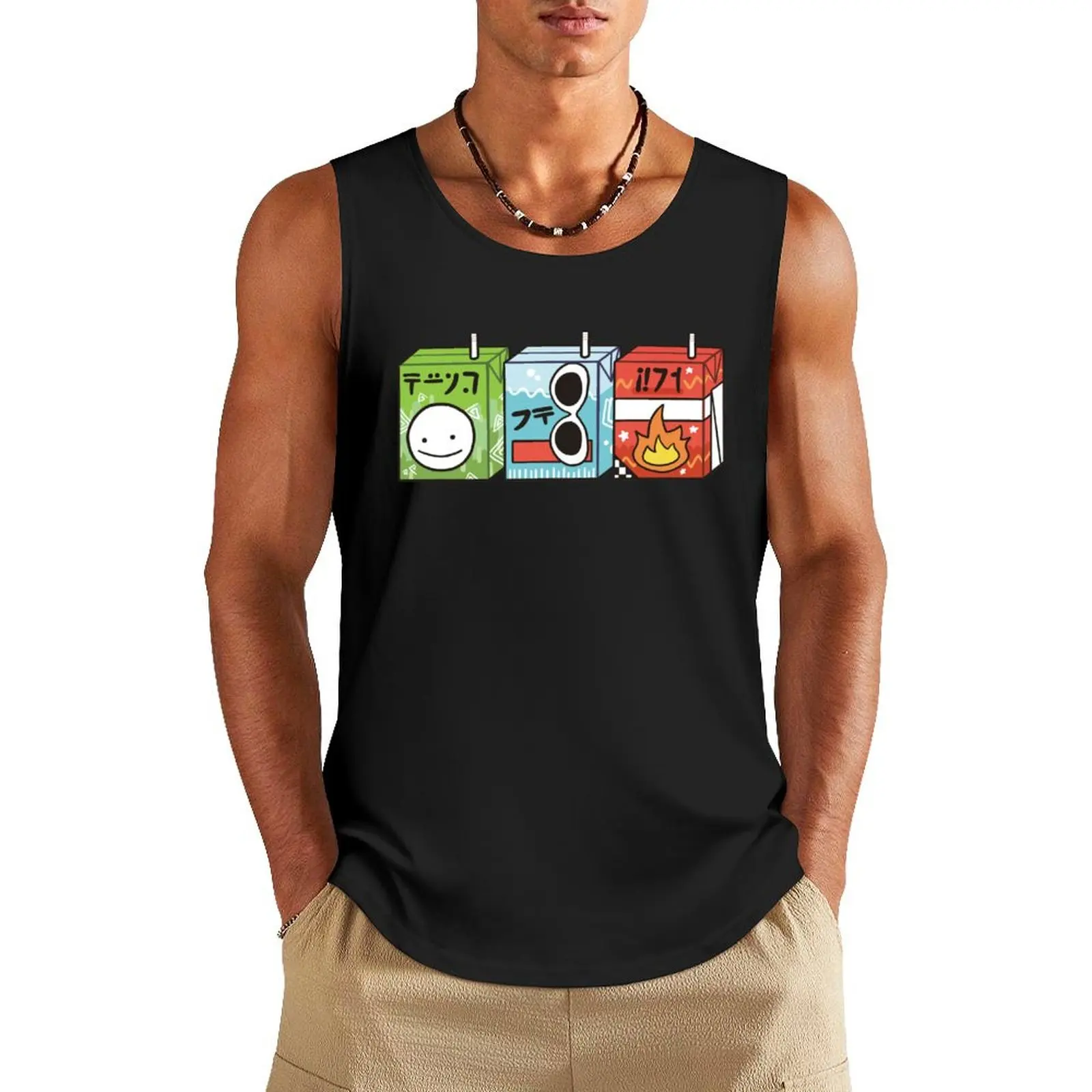 

Dream Team Juice Boxes Tank Top sexy clothes men t-shirt for man Men's clothes gym shirt men