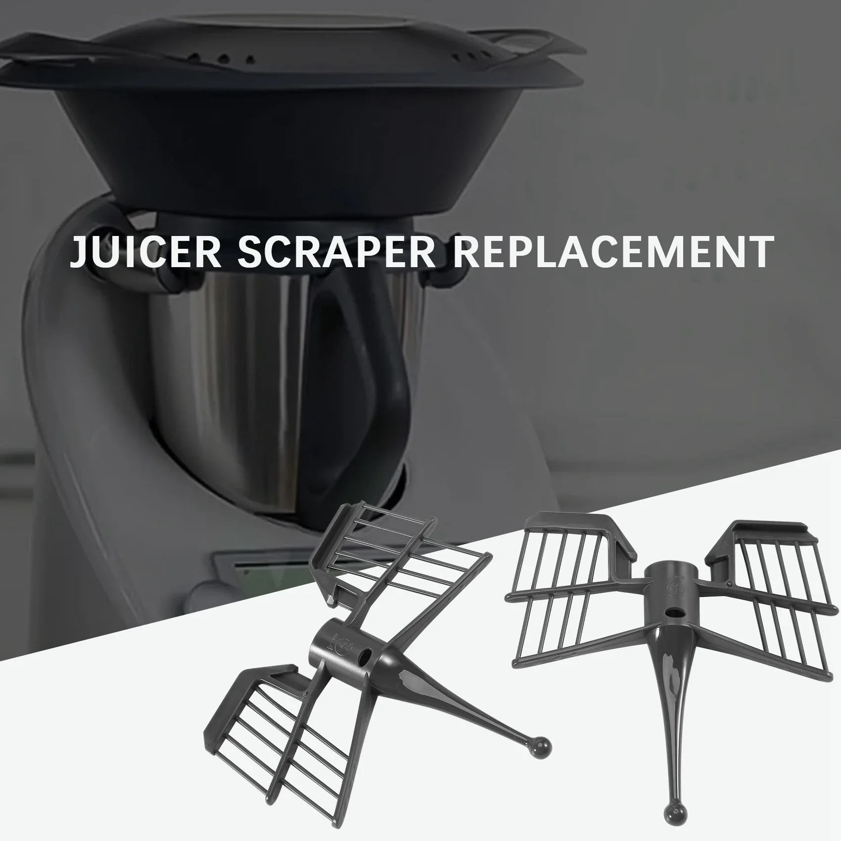 Barre de grattoir de remplacement pour extracteur de jus, Vorwerk, Thermomix, TM5, TM31, Ju479, pièces de rechange, 2 pièces