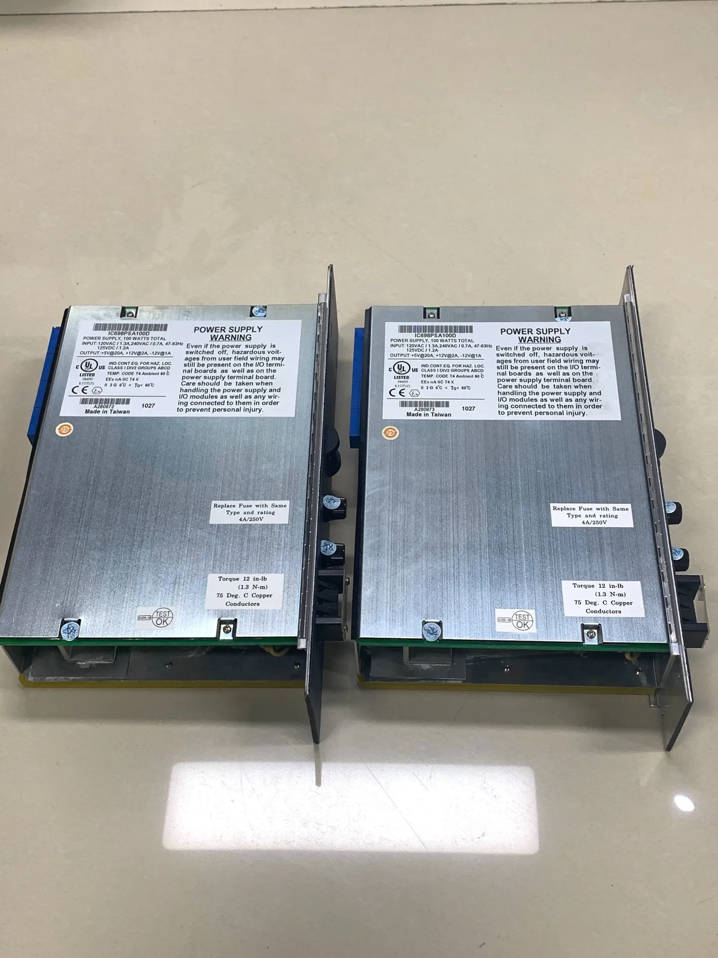 وحدة إمداد الطاقة IC698PSA100D PLC لـ GE