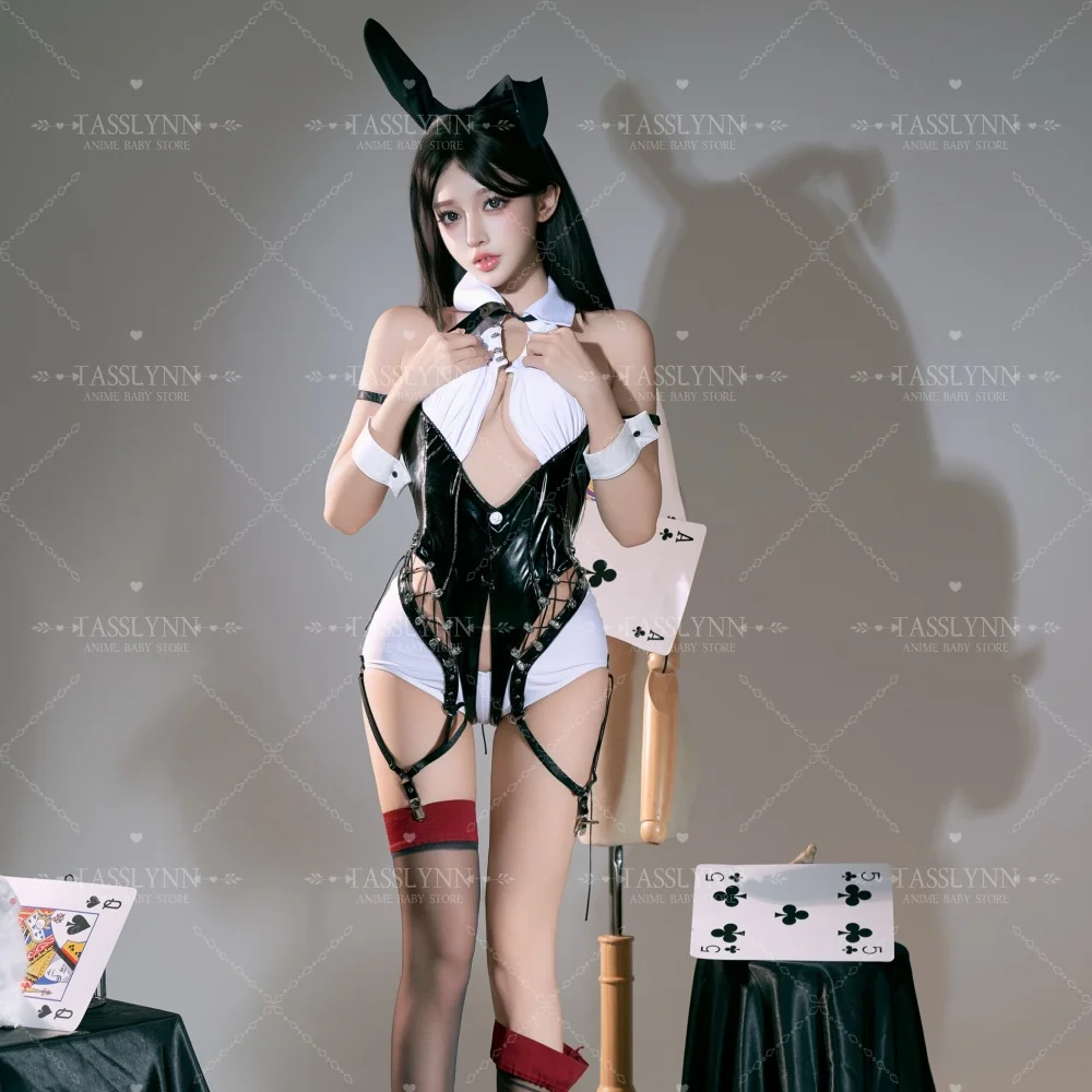 

Аниме Косплей Банни Девушка Косплей Костюм Кролика Женский Оригинальный Панк Кибер Костюм Секретар Униформа Хэллоуин Косплей Костюм