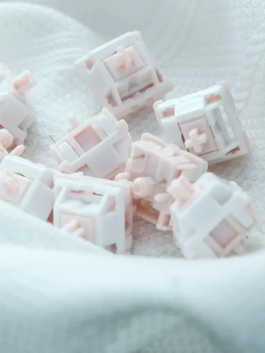 Tecsee Jingxiang Switches DIY Mechanical Keyboard Switches Unlube Linear Switches