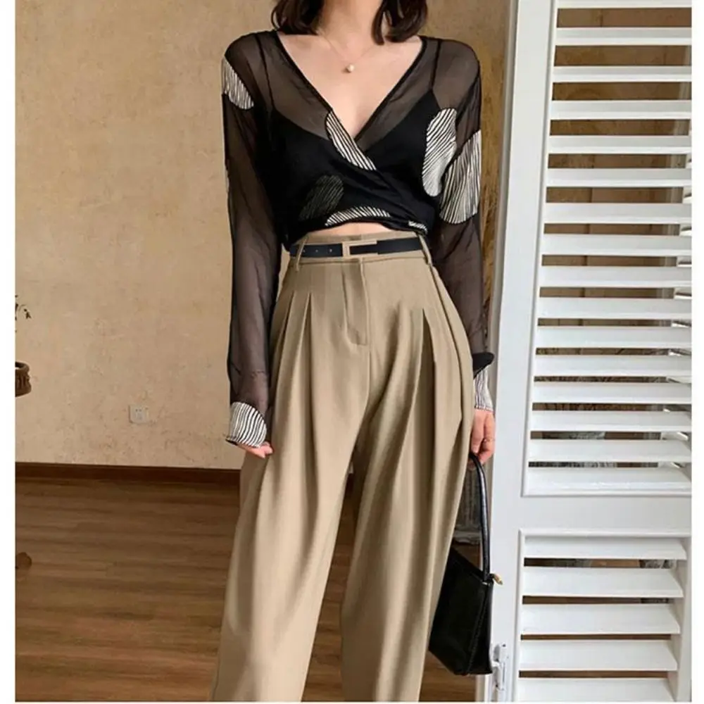 Vntage Versatile Leather Belt Luxury Design Women Metal Slide Buckle Belt Trendy Waistband