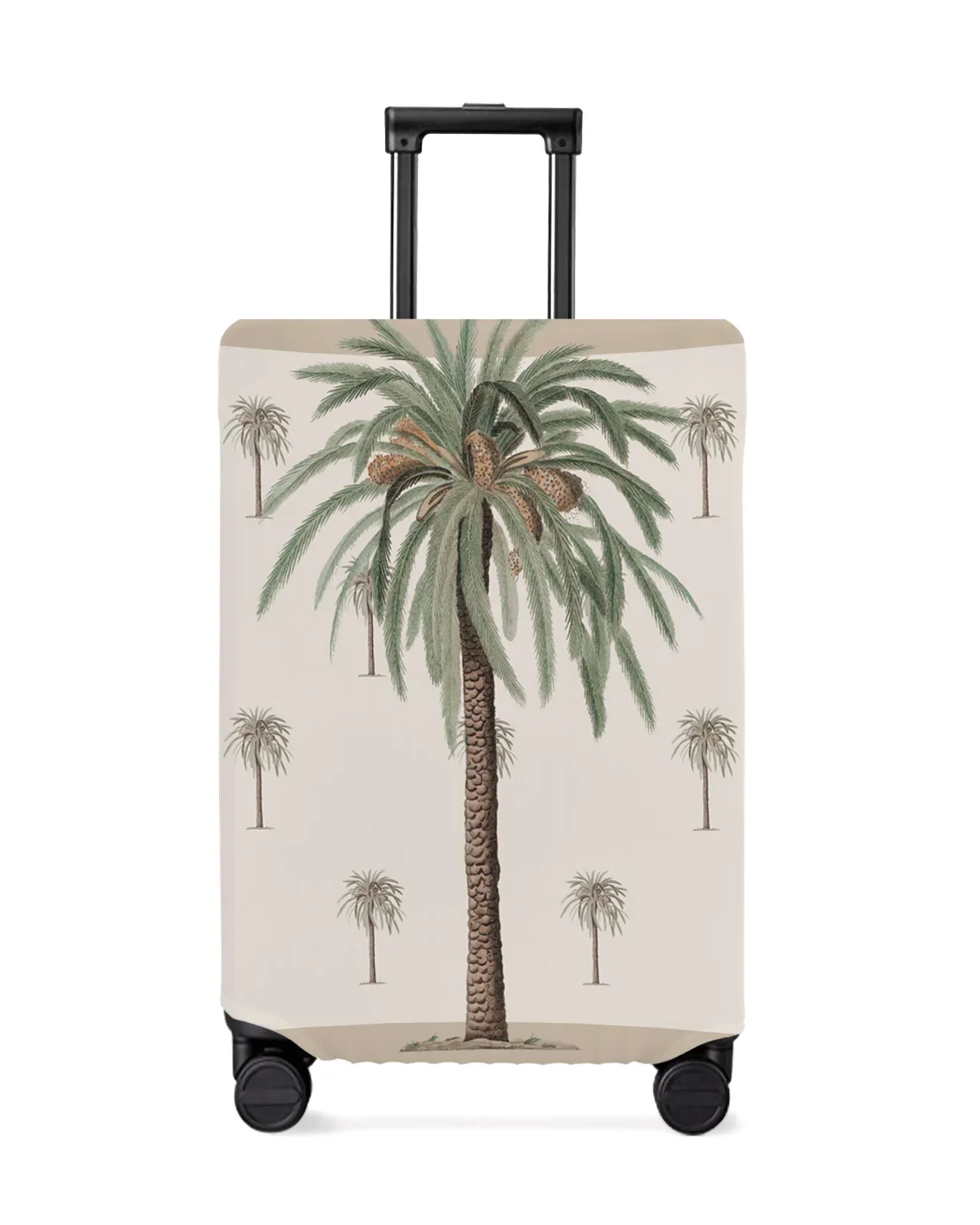 

Brown Tropical Plant Coconut Tree Travel Luggage Protective Cover Travel Accessories Suitcase Elastic Dust Case Protect Sleeve