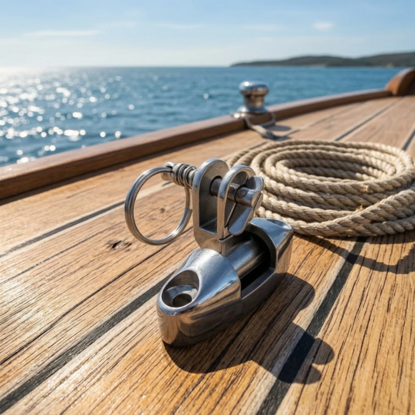 Deck Hinge with Pin and Loop Stainless Steel Deck Hinge with Pull Loop Hardware Quick Release Corrosion-Resistant for Boats