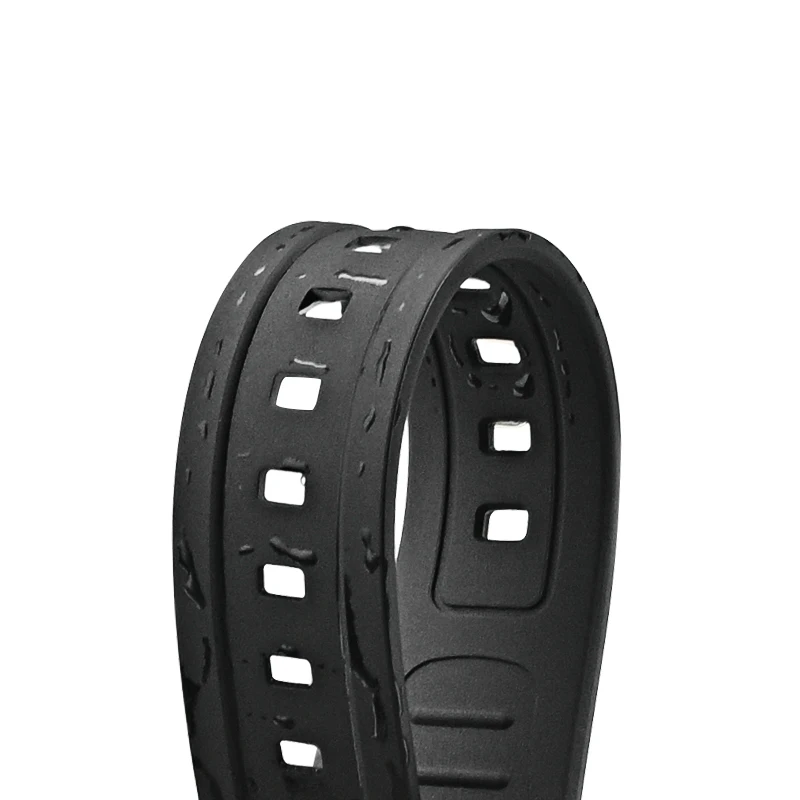 رباط راتينج أسود لساعة كاسيو ، رباط ساعة محدبة من المطاط من البولي يورثان ، إبزيم ، إكسسوارات ، من ، من من مادة البولي يورثان ، من مادة البولي يورثان ، من مادة البولي يورثان ، ومن مادة البولي يورثان ، ومن مادة البولي يورثان ، ومن نوع 18 #4