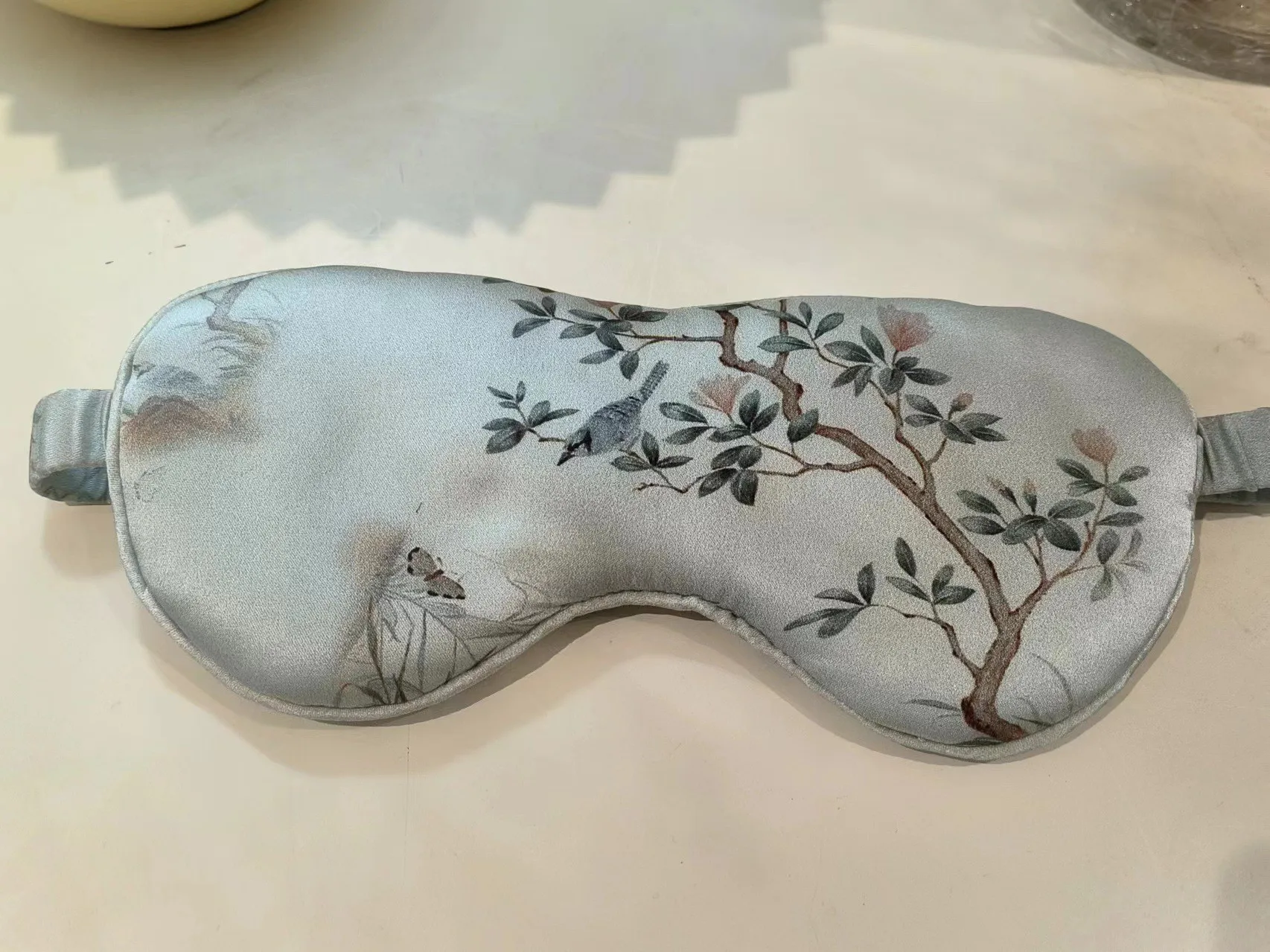 양면 멀베리 실크 수면 아이 마스크 통기성 경량 탄성 헤드밴드 수면용 아이 마스크