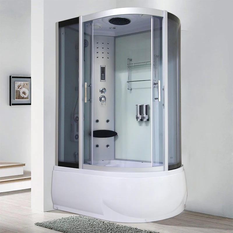 Integral shower room Steam sauna room L-shaped bath room tempered glass bath room Backboard bath room Bath room Bath room