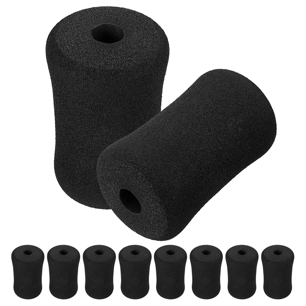 10Pcs Ab Training Sleeve Rolling Sponge Roller Gym Exercise Sponge Pads Roller Pad Replacements