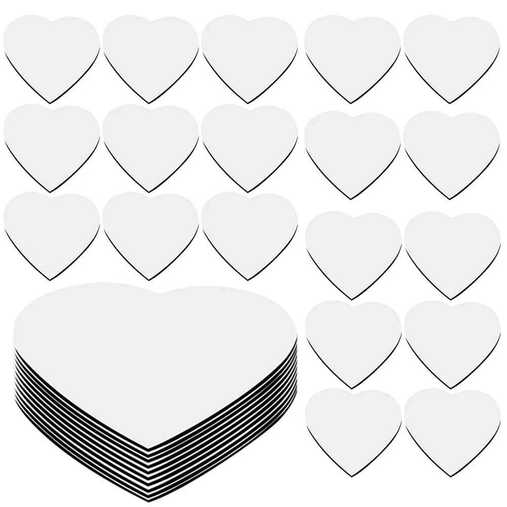 

Heart Fridge Blank Magnet Household DIY Sublimation Ornament White Board Magnets