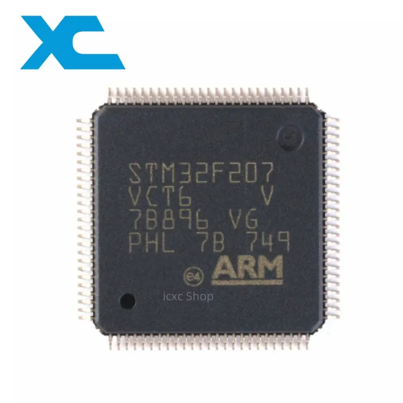 STM32F207VCT6 LQFP-100 32-bit microcontroller chip ARM 100MHz ...