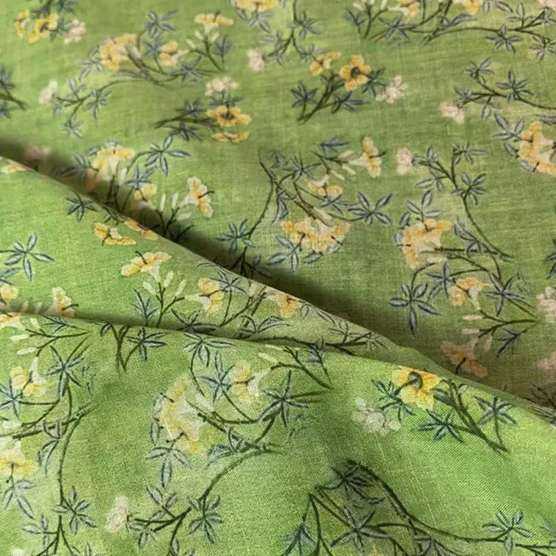 100% Pure Ramie Fabric with Rice Weave - High Quality Textile for Dress Making & Handcraft Projects, Naturally Antibacterial