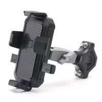 Handlebar Phone Holder For Bicycle 360° Rotation Adjustable Mobile Phone Bracket Smartphone Stand Motorcycle Navigation Mount