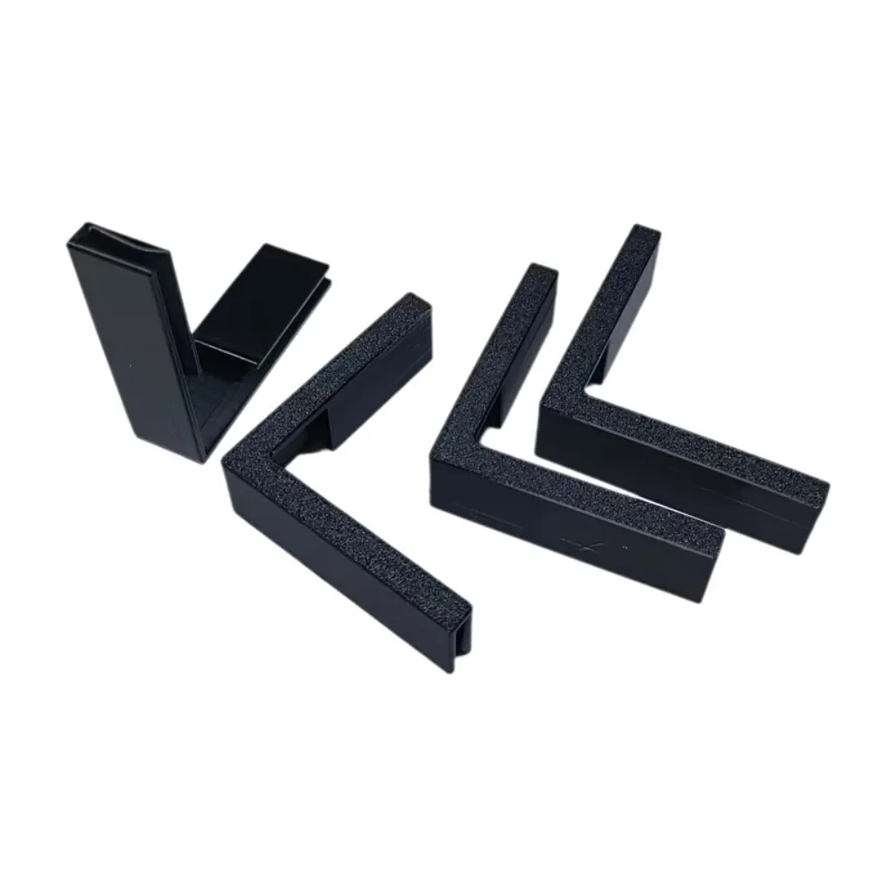 4Pcs Reusable Cardboard Corner Clips Rigid Plastic 3D Printed Corner Reinforcement Clips L Shaped Matte Finish Box Edge Clamps