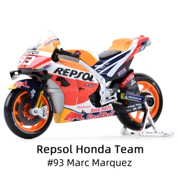 Maisto 1:18 2021 GP Racing Repsol Honda Team Die Cast Pojazdy kolekcjonerskie Model motocykla Zabawki