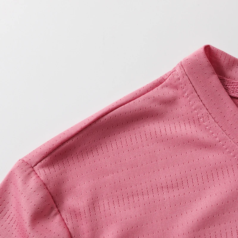 Summer Short-Sleeved T-Shirt Men Women Thin Ice Silk Breathable Sports Casual Quick-Drying T-Shirt image 4