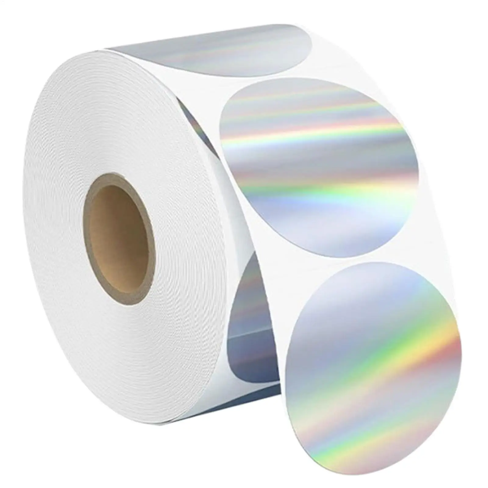 Circle Thermal Labels Round Blank Printing Logo Stickers Direct Thermal Printing Labels For Crafts Shipping Package Business
