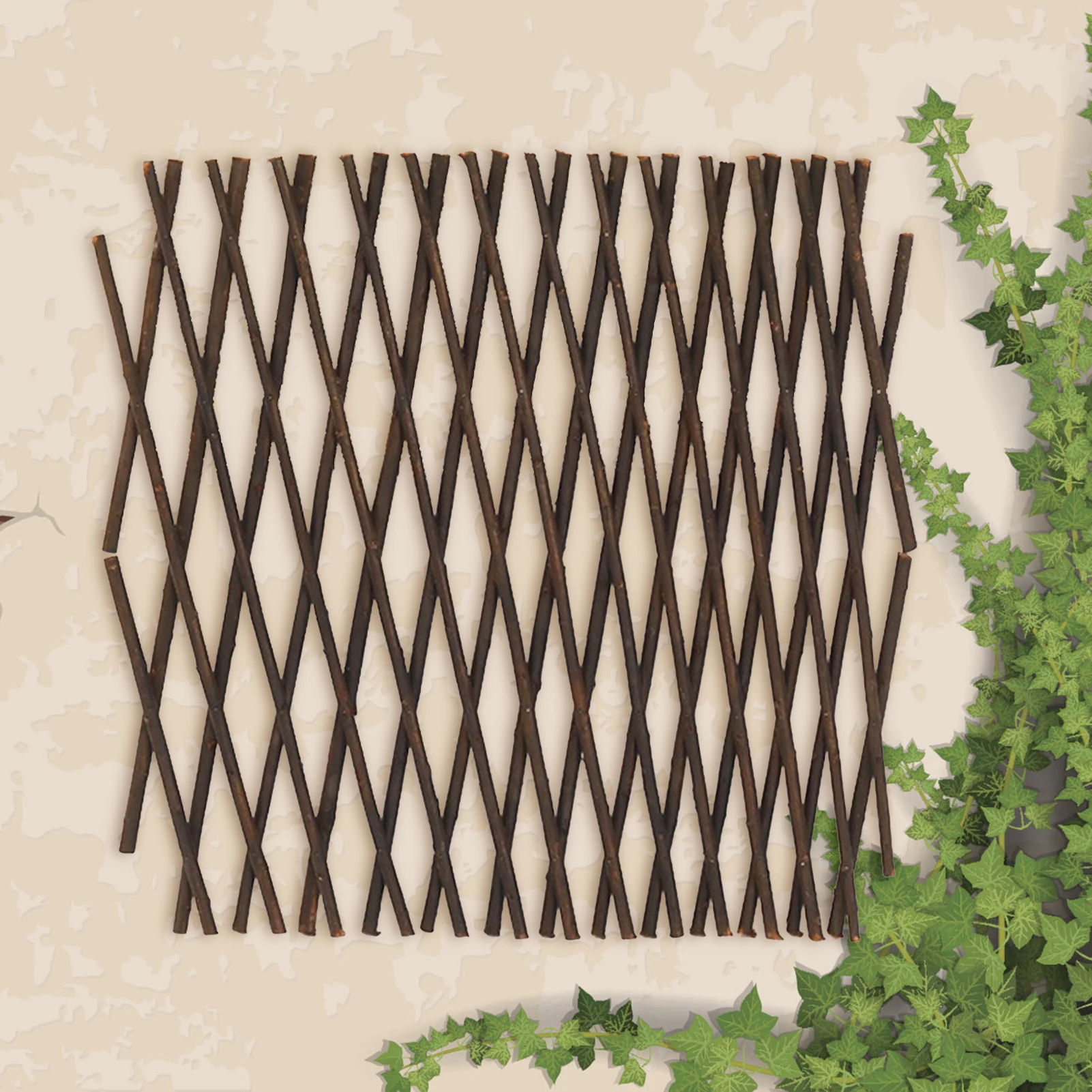 Outdoor Decorations Artificial Garden Fence Dense False Plants Fencing Panel for Vegetable Peas Fruit Vine