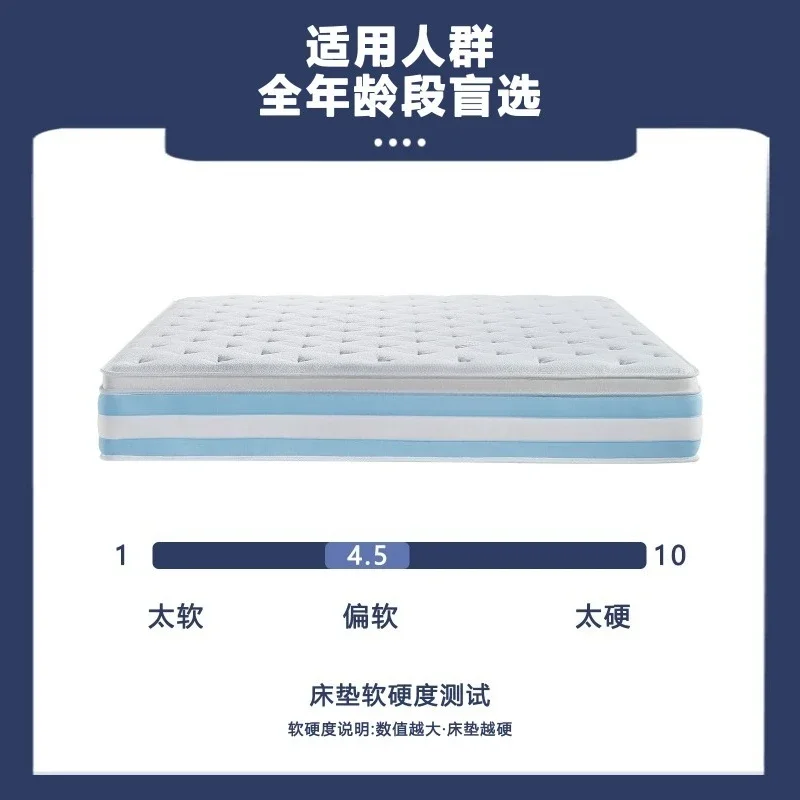Constant temperature memory cotton mattress, soft and hard, independent bag spring cushion